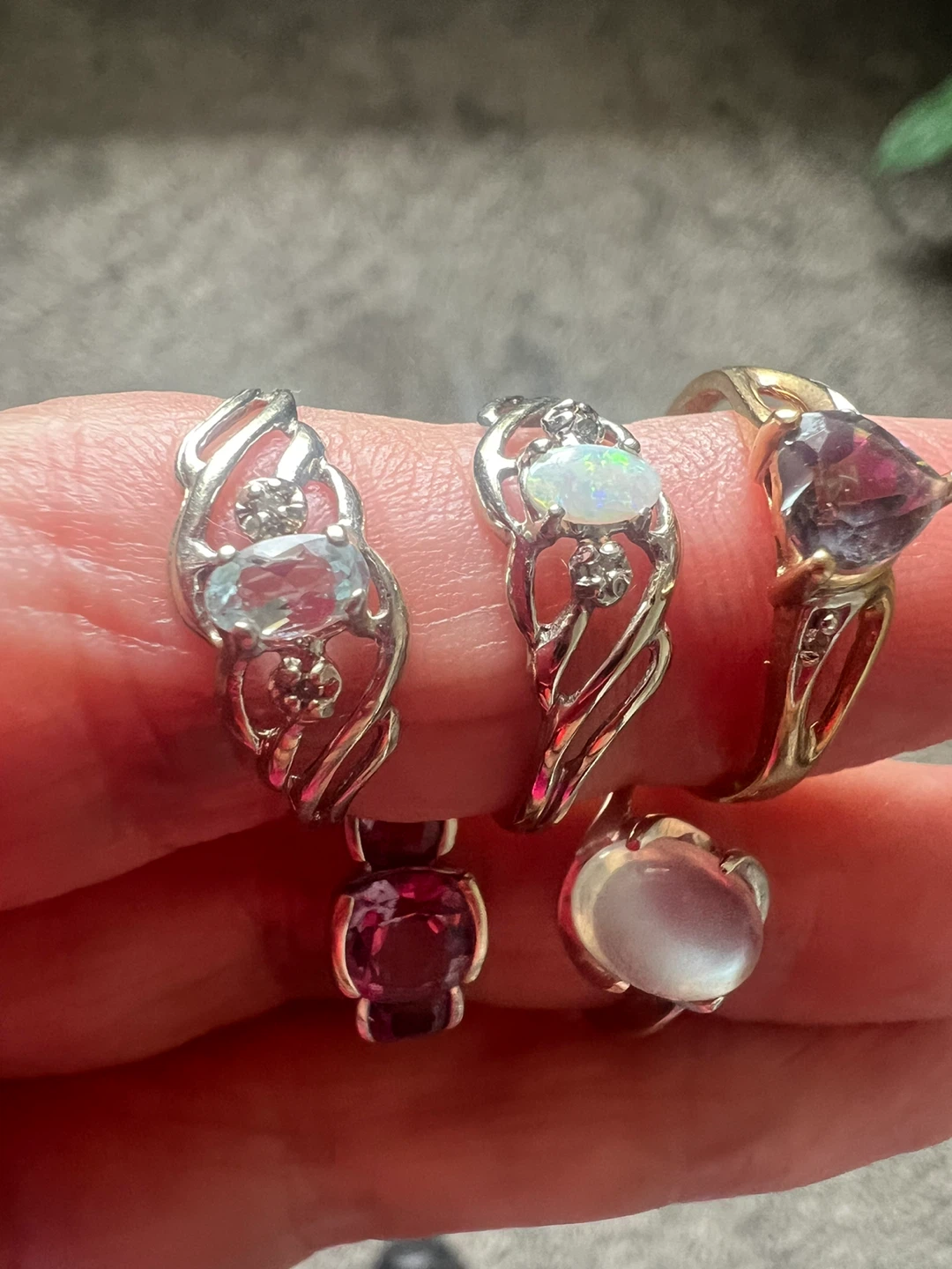 10 k gold rings -200 dollars each