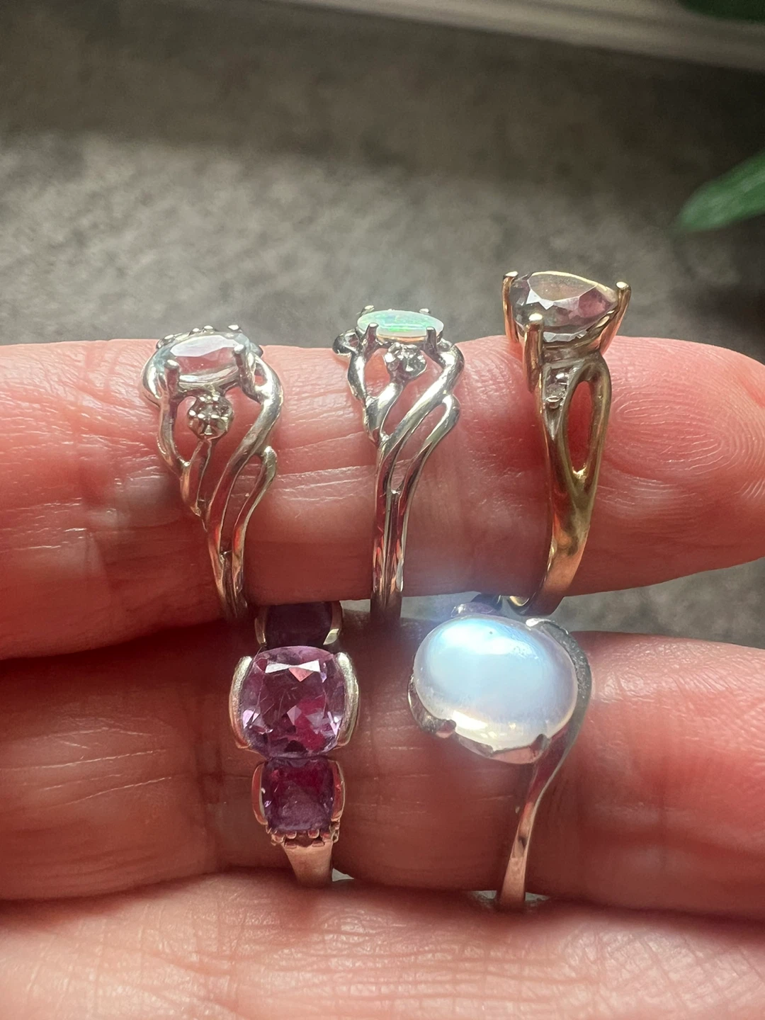 10 k gold rings -200 dollars each - photo 2