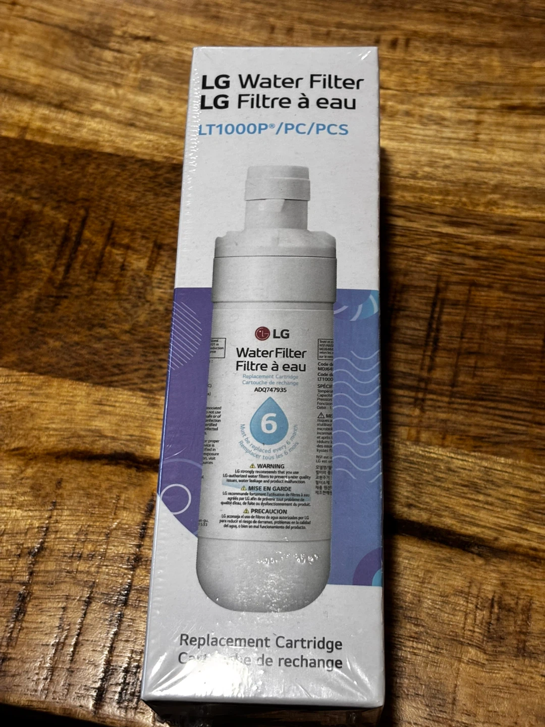 LG LT1000P Water Filter Replacement Cartridge