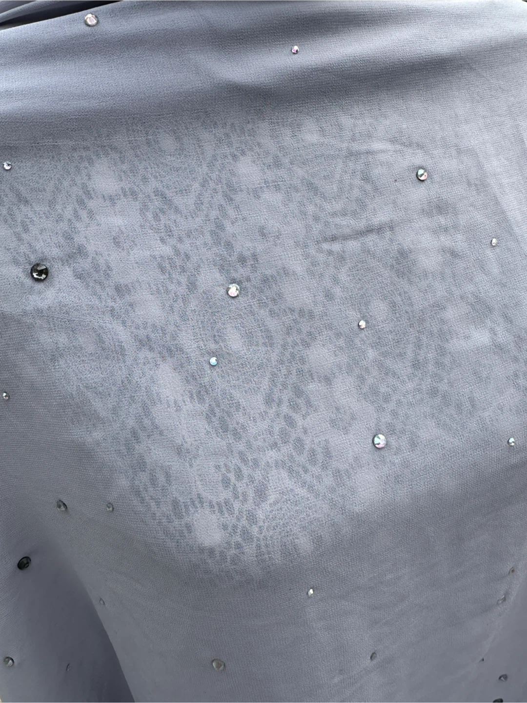 Large light Grey Scarf - Lightly Used - $5 - photo 2