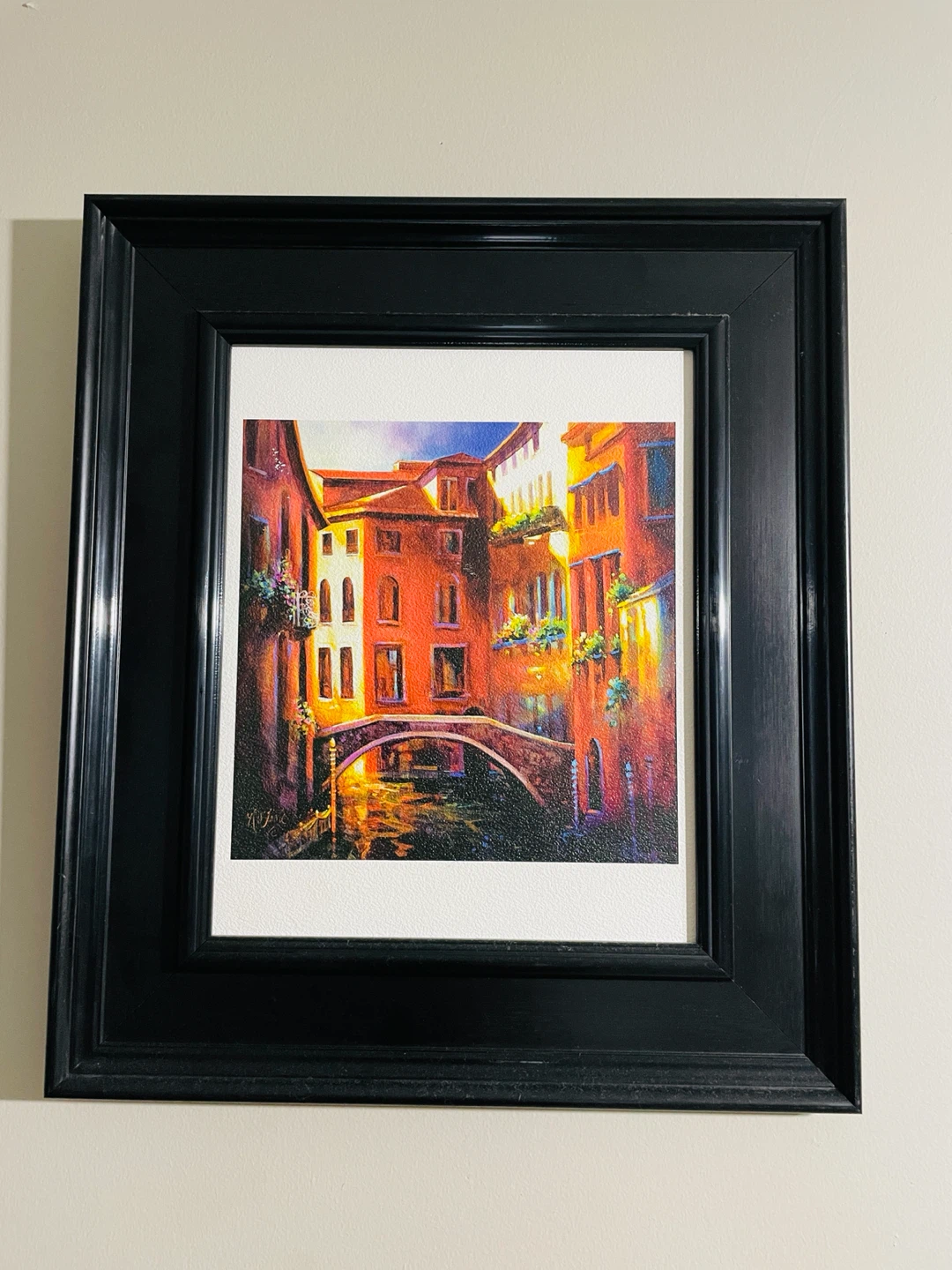 Set of 3 Framed Italian Scene Art Prints