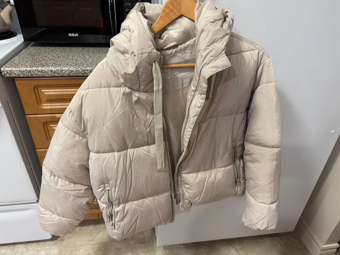 Aerie Puffer Jacket Beige - photo 2