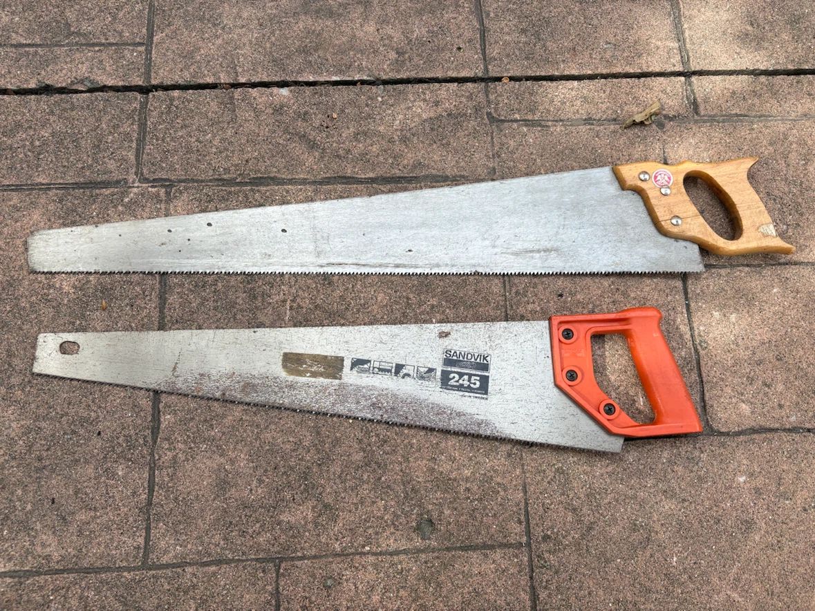 Two Vintage Handsaws