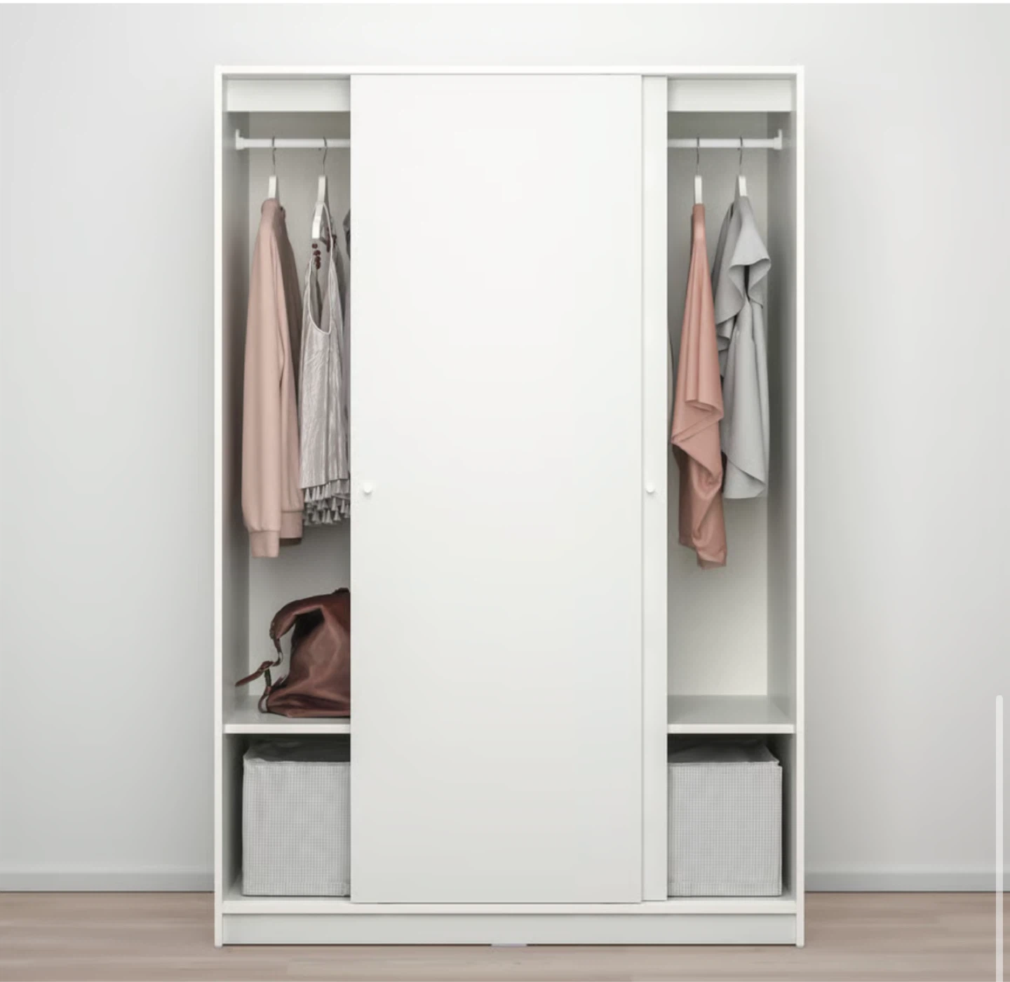 IKEA KLEPPSTAD Wardrobe with sliding doors - photo 2