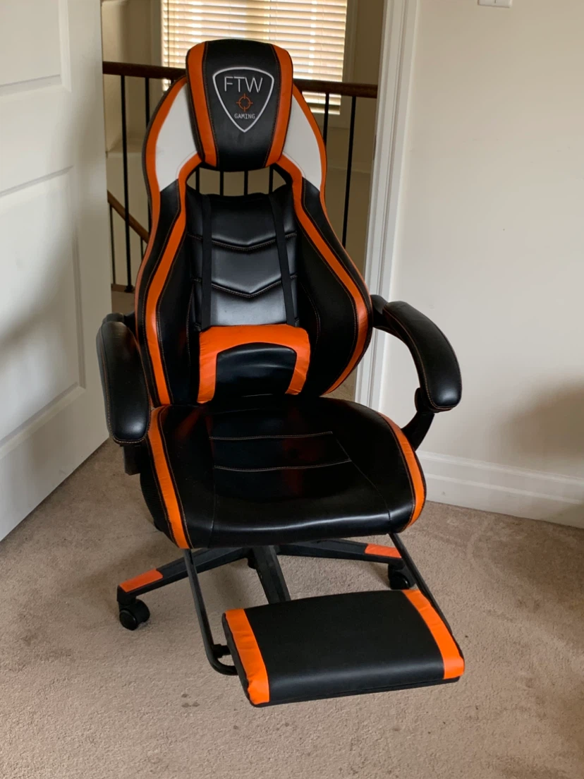 FTW Gaming Chair Black and Orange