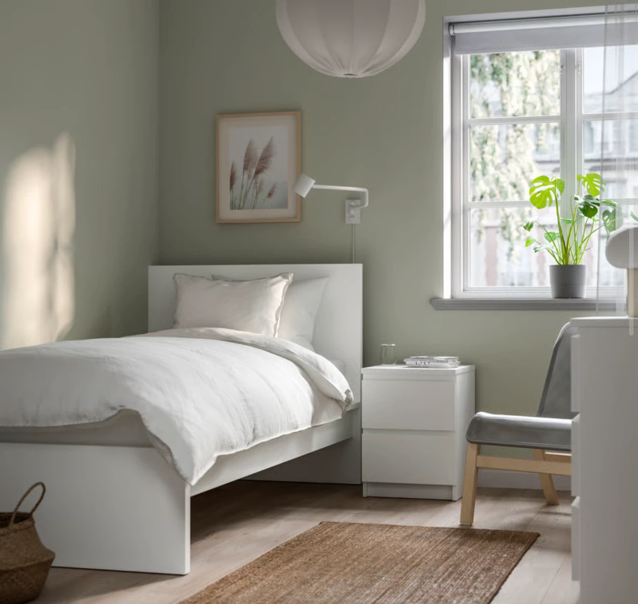 IKEA MALM Bed Frame, White, Single - photo 2