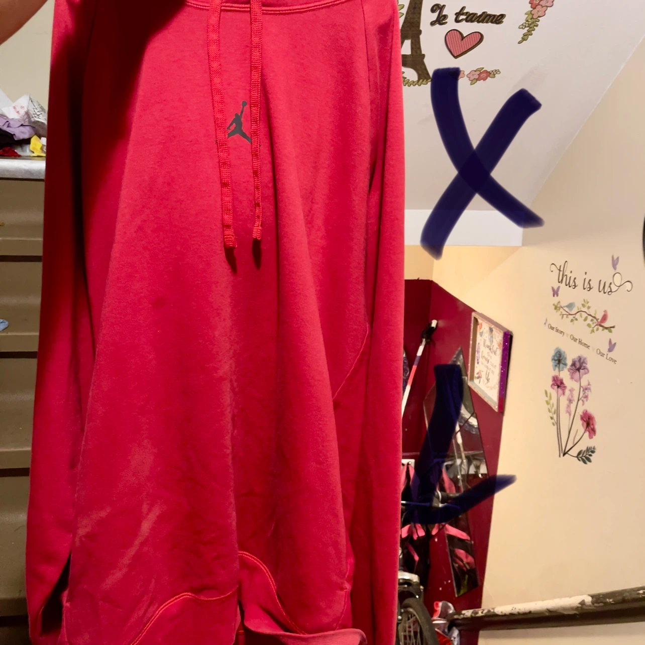 Jordan Red Hoodie