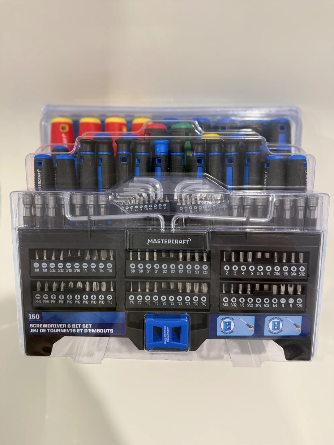 Mastercraft 150-Piece Screwdriver and Bit Set