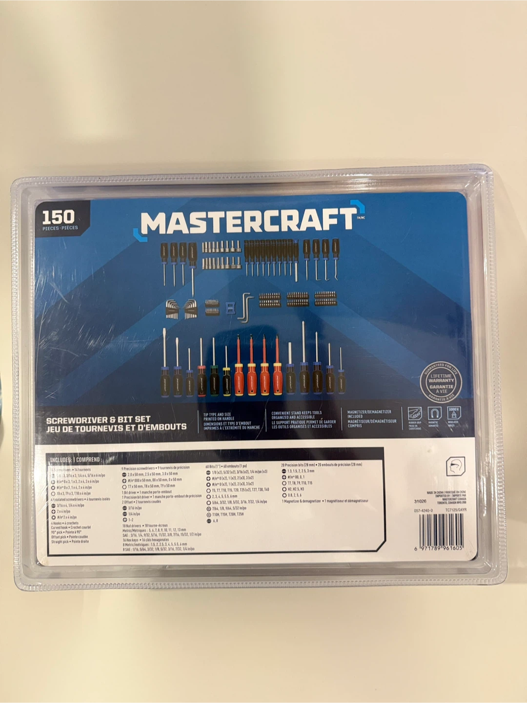 Mastercraft 150-Piece Screwdriver and Bit Set - photo 2