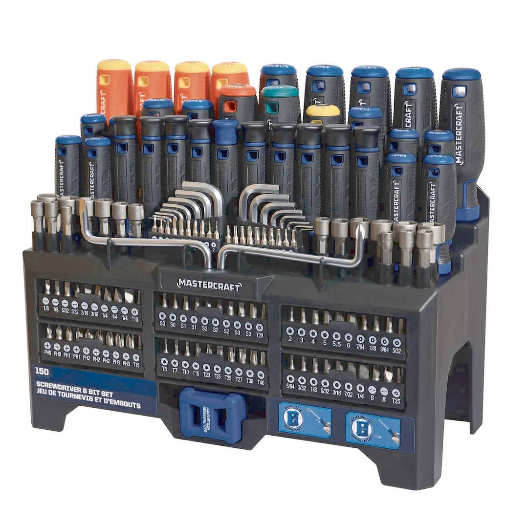 Mastercraft 150-Piece Screwdriver and Bit Set - photo 4