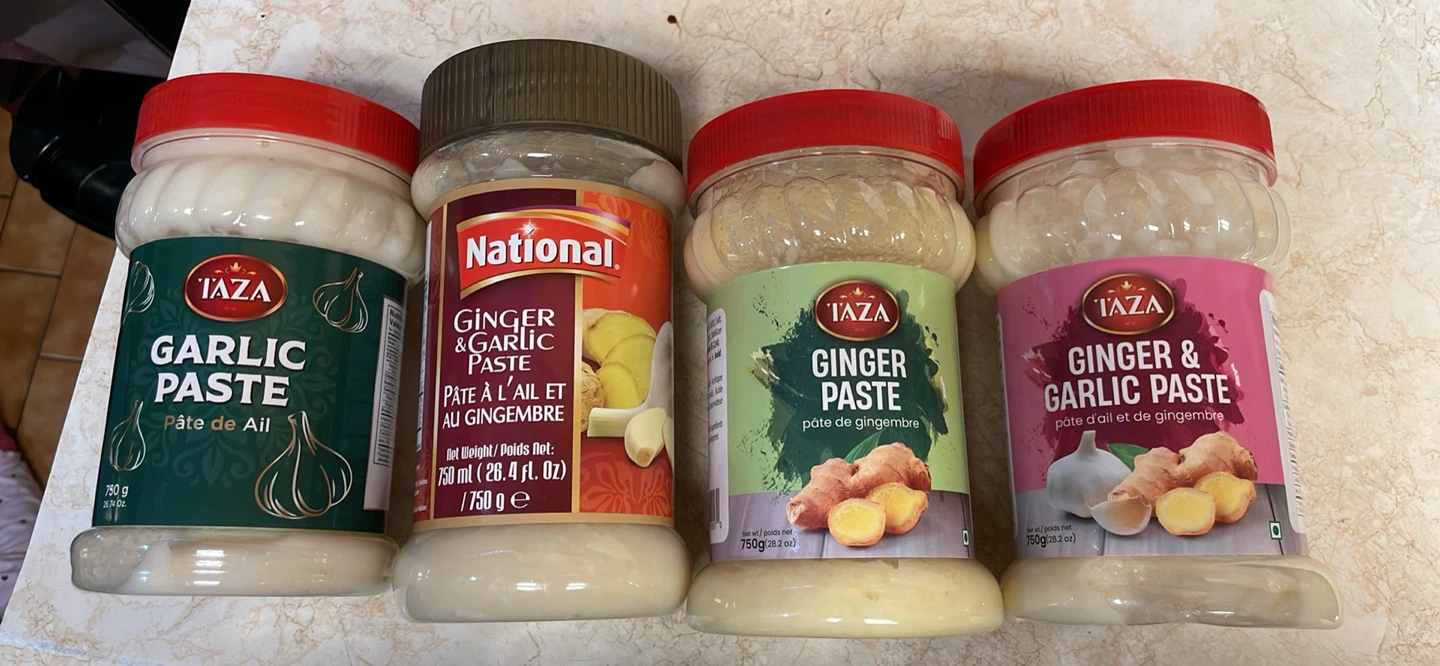 Garlic and ginger paste