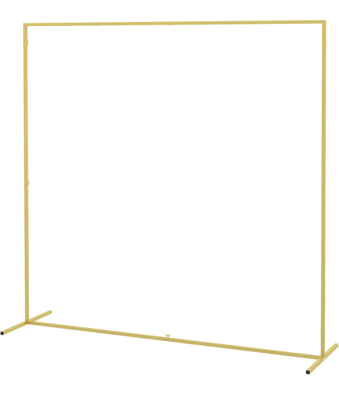 Gold Metal Square Wedding Arch Backdrop Stand
