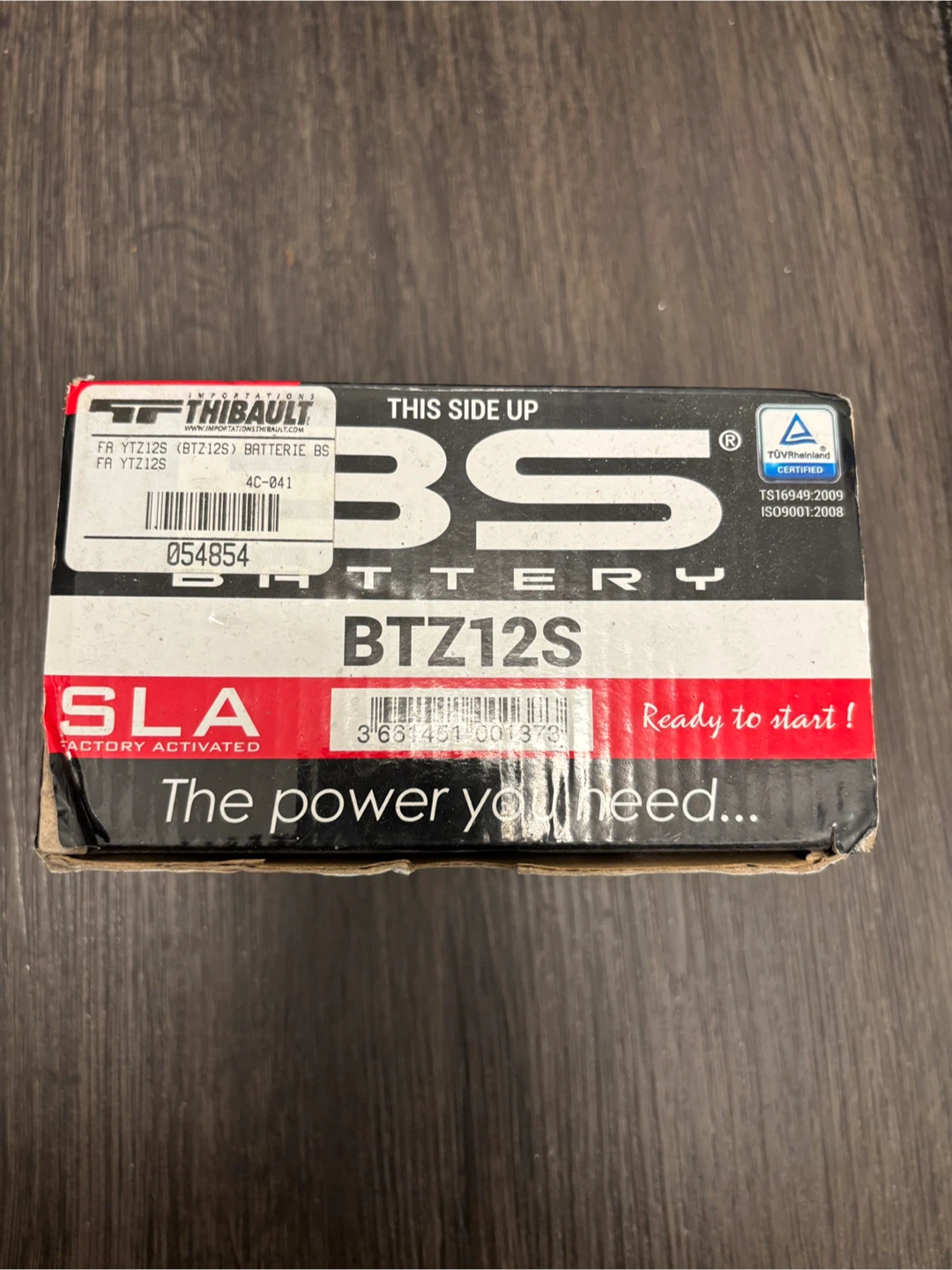 BS Battery BTZ12S SLA