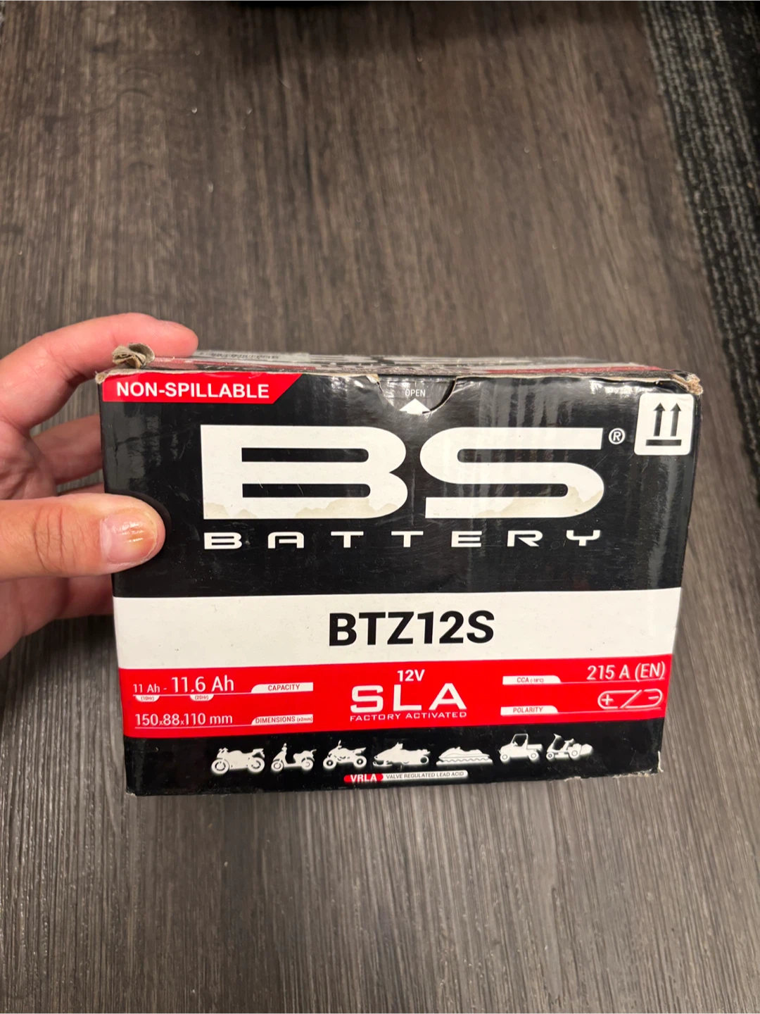 BS Battery BTZ12S SLA - photo 2