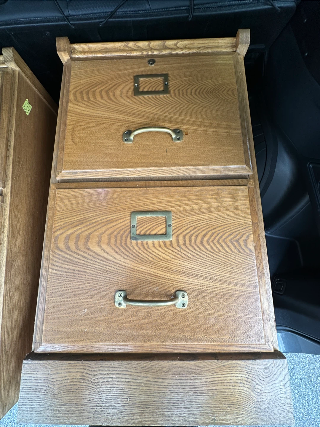 Set of vintage oak cabinets - photo 2