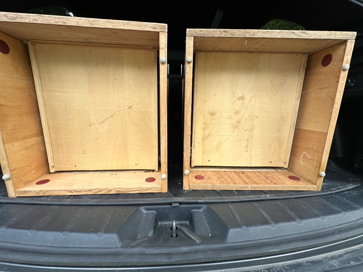 Set of vintage oak cabinets - photo 4