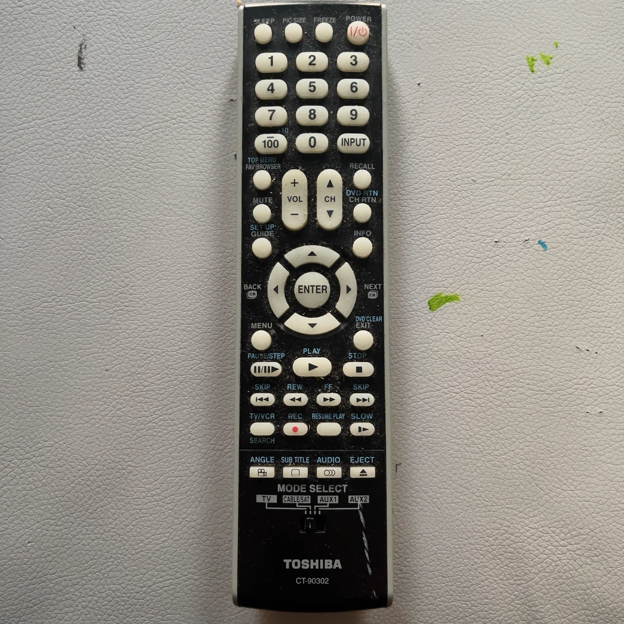 Toshiba CT-90302 Remote Control