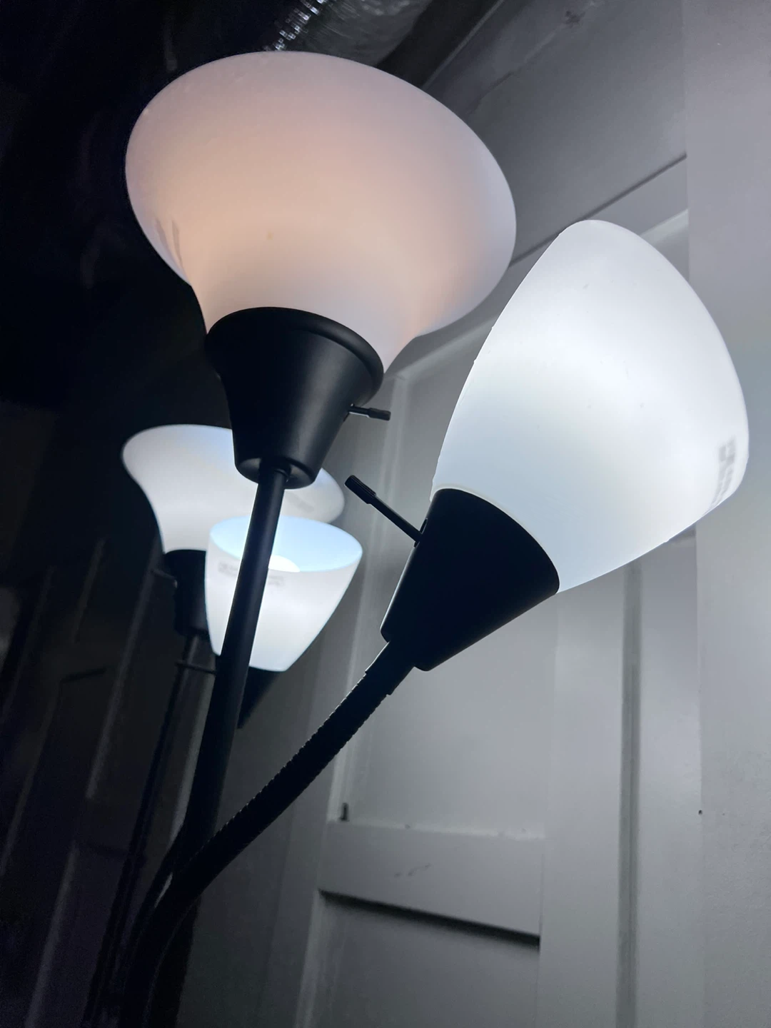 Set of Two Black Floor Lamps - photo 3