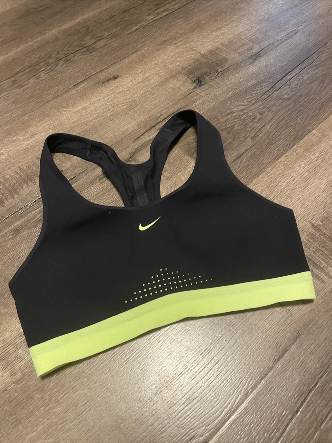 Nike Sports Bra - Small - Black and Lime Green - Like New