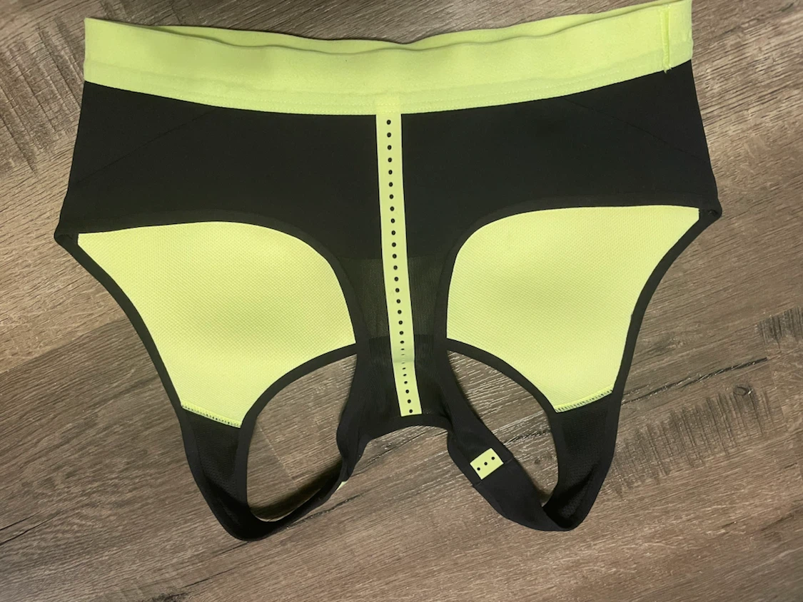 Nike Sports Bra - Small - Black and Lime Green - Like New - photo 3