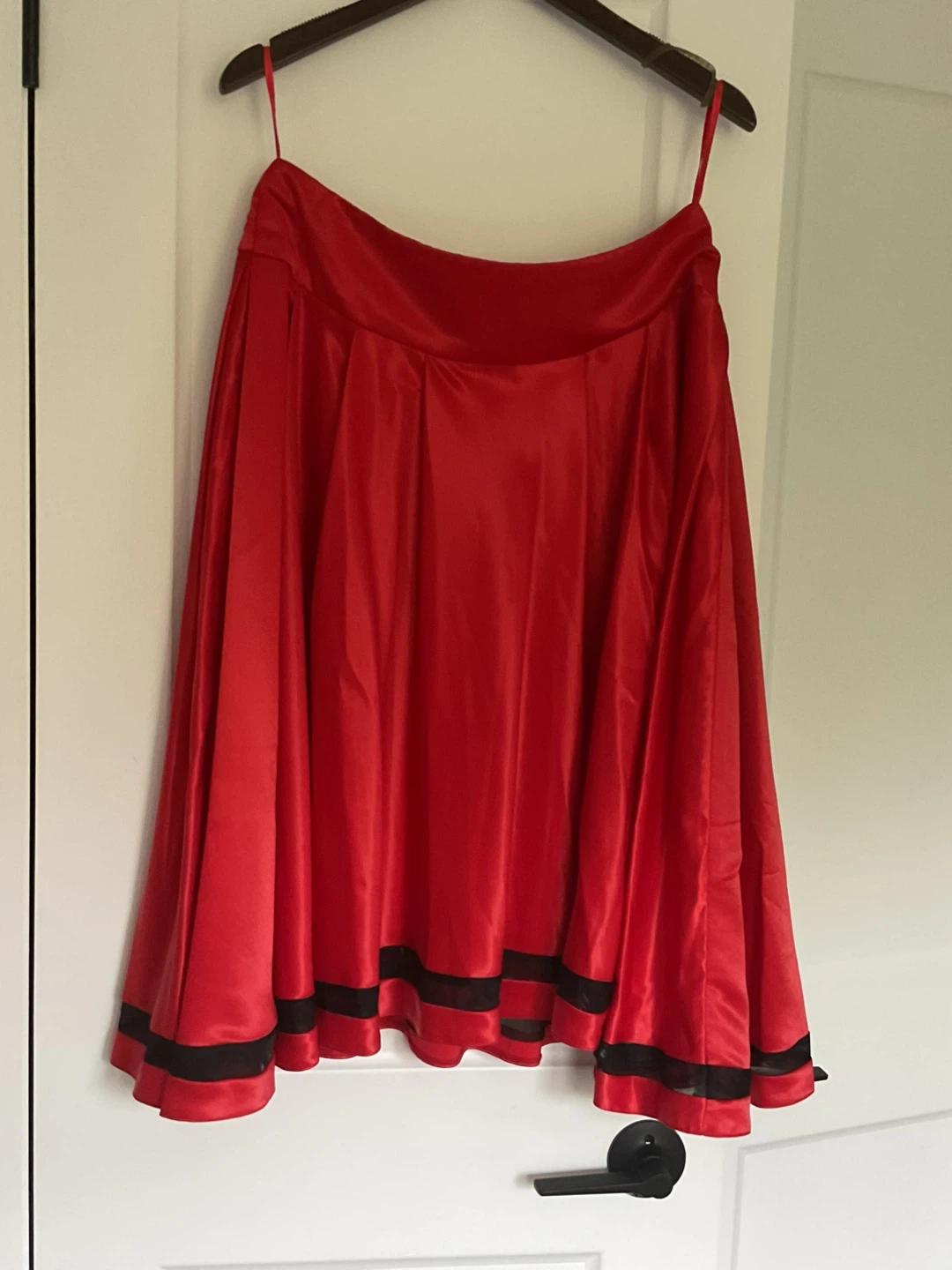 Red Midi Skirt