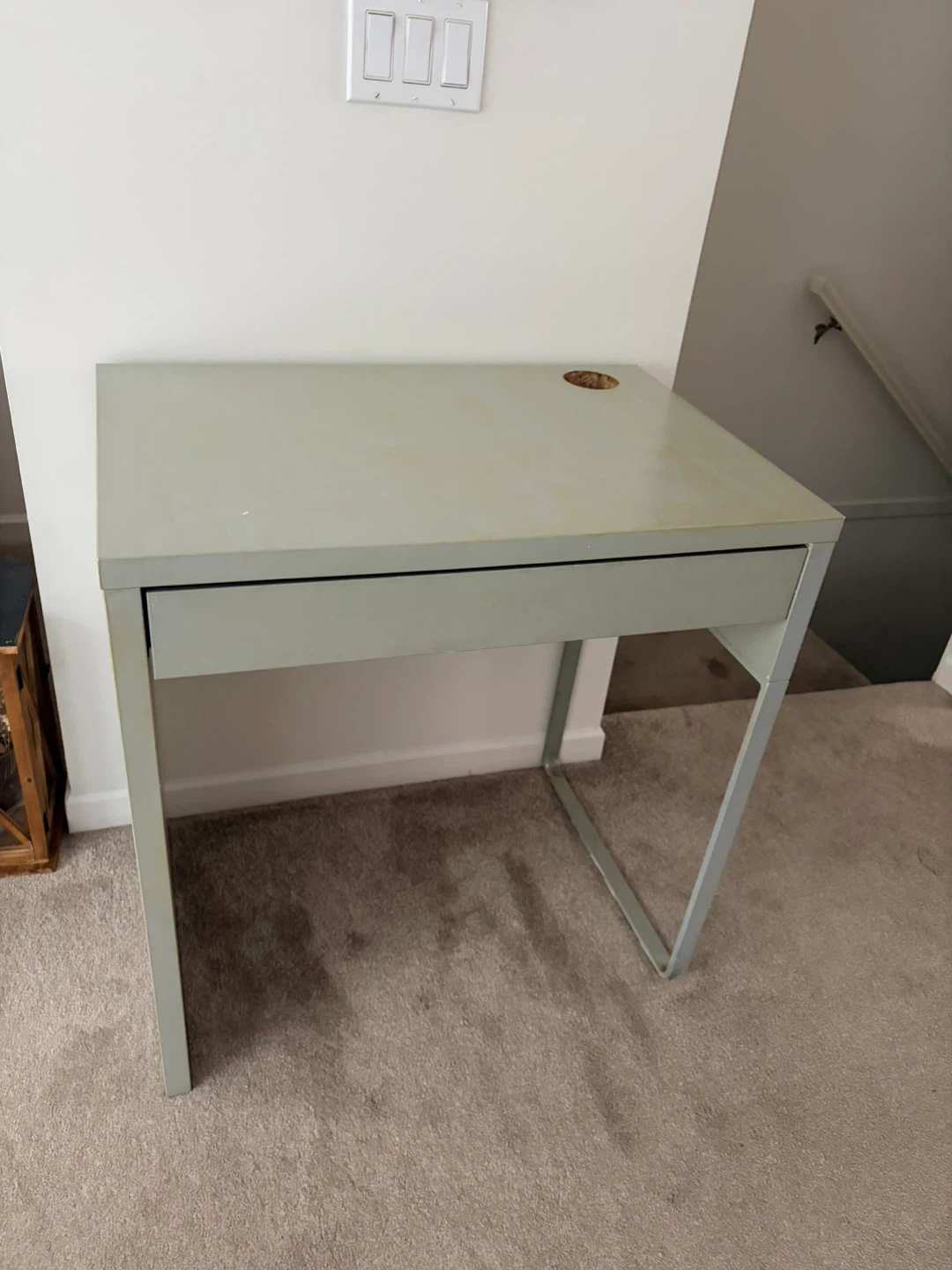 Minimalist Grey Desk