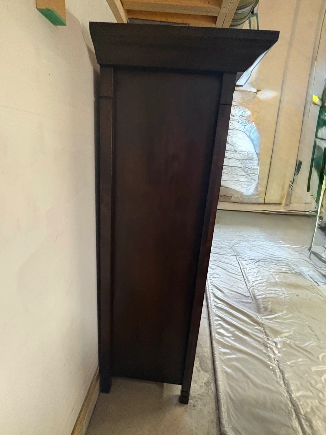 Solid wood armoire with drawers - photo 5