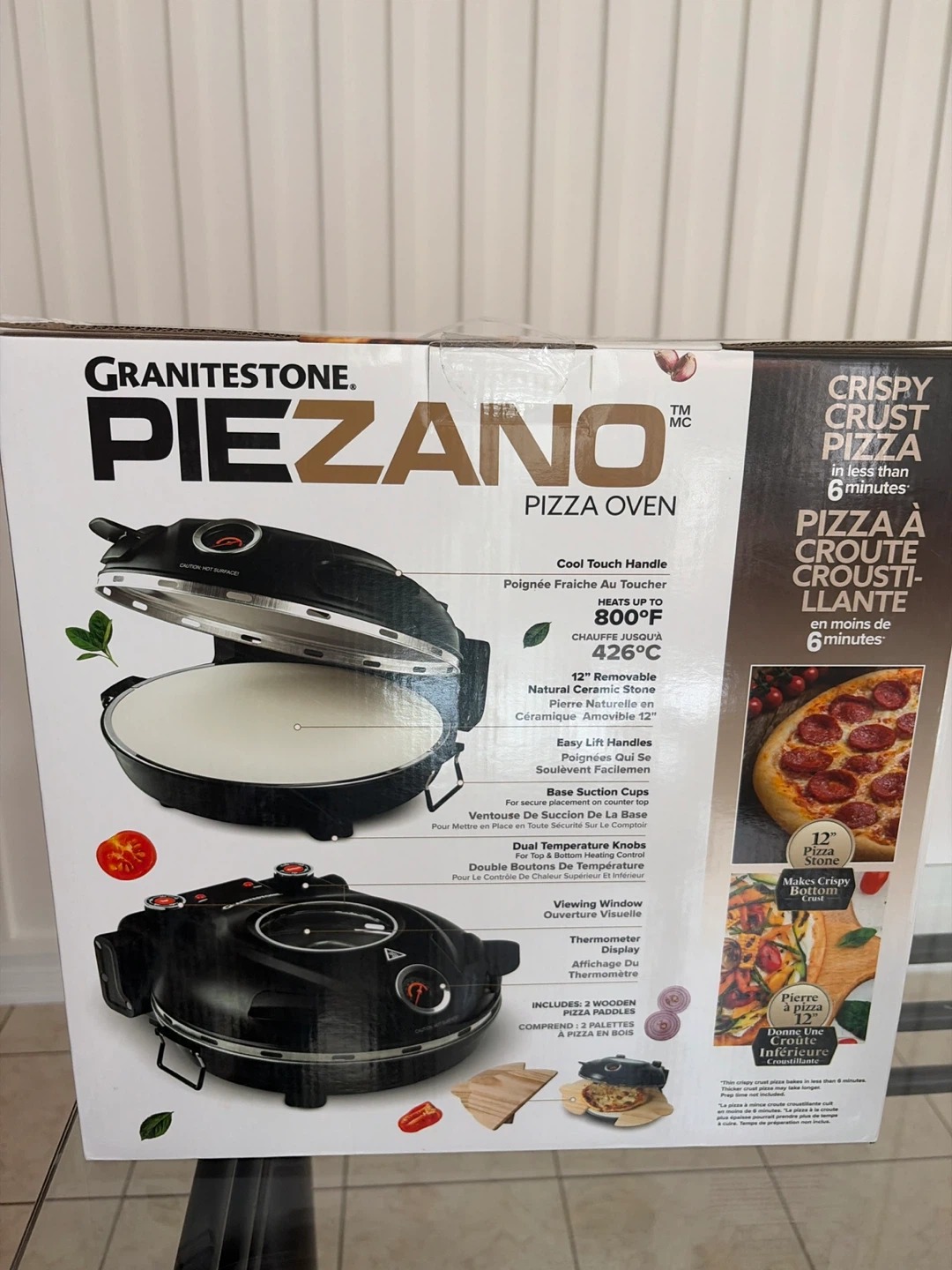 Amazing, 12 inch PIEZANO Pizza Oven (Granite stone) - photo 2