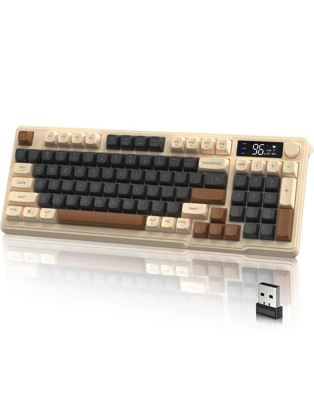 M96 Wireless Mechanical Keyboard - Coffee - photo 2