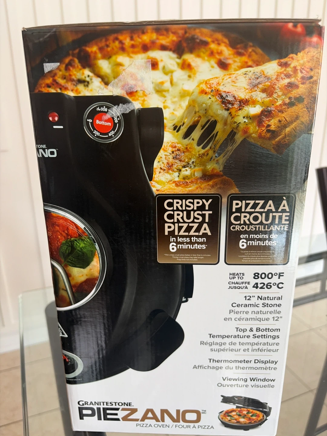 Amazing, 12 inch PIEZANO Pizza Oven (Granite stone) - photo 4