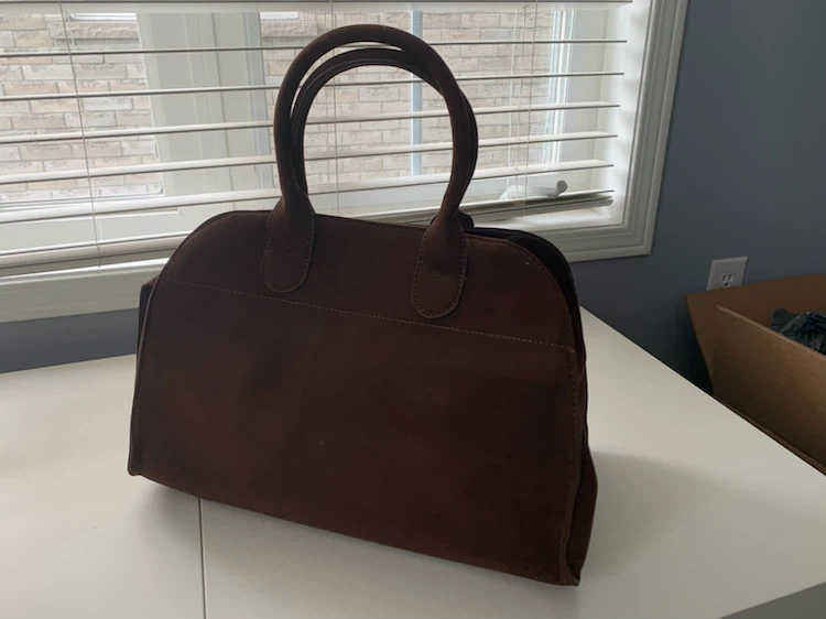 Brown Suede Handbag - photo 2