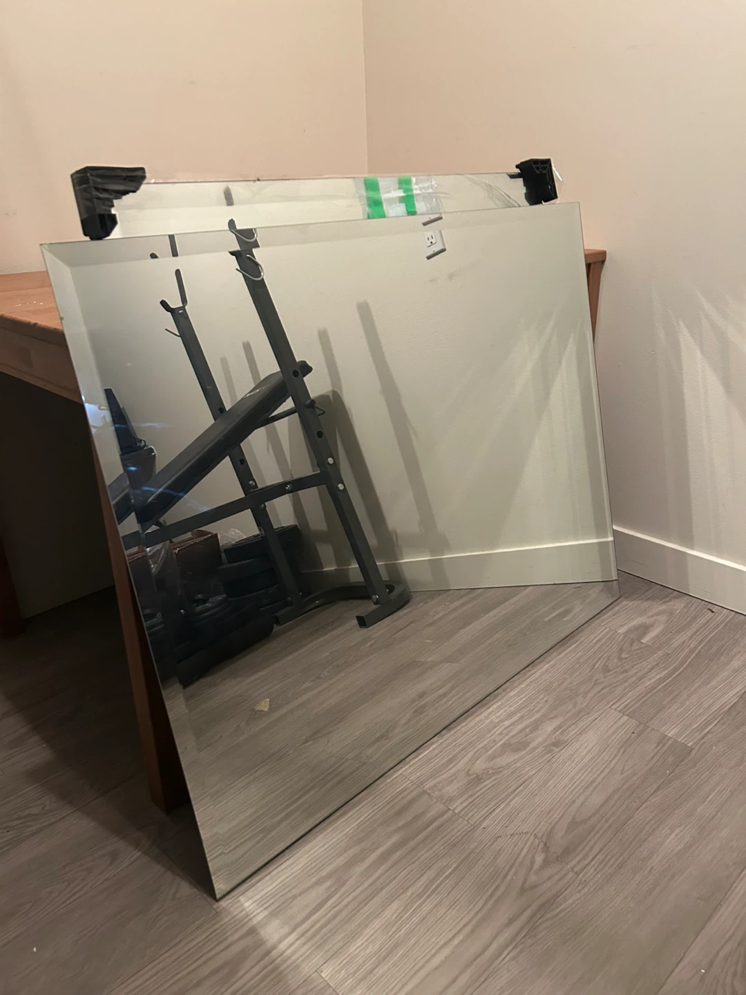 Large Frameless Bevelled Mirrors