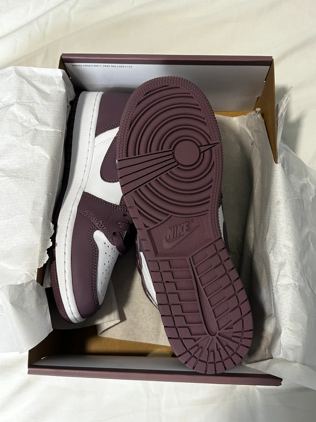 Nike Air Jordan 1 Retro High OG Mauve - photo 4