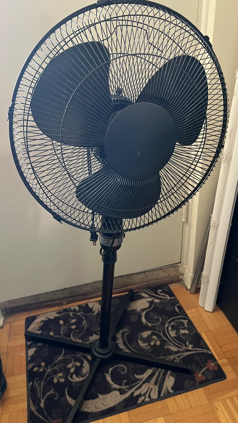 Black Standing Pedestal Fan - photo 2