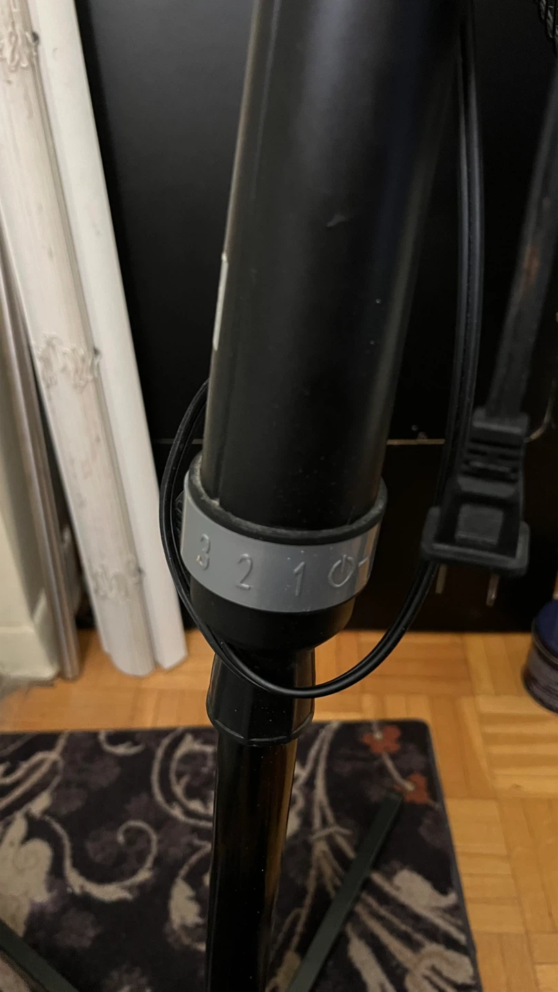 Black Standing Pedestal Fan - photo 3