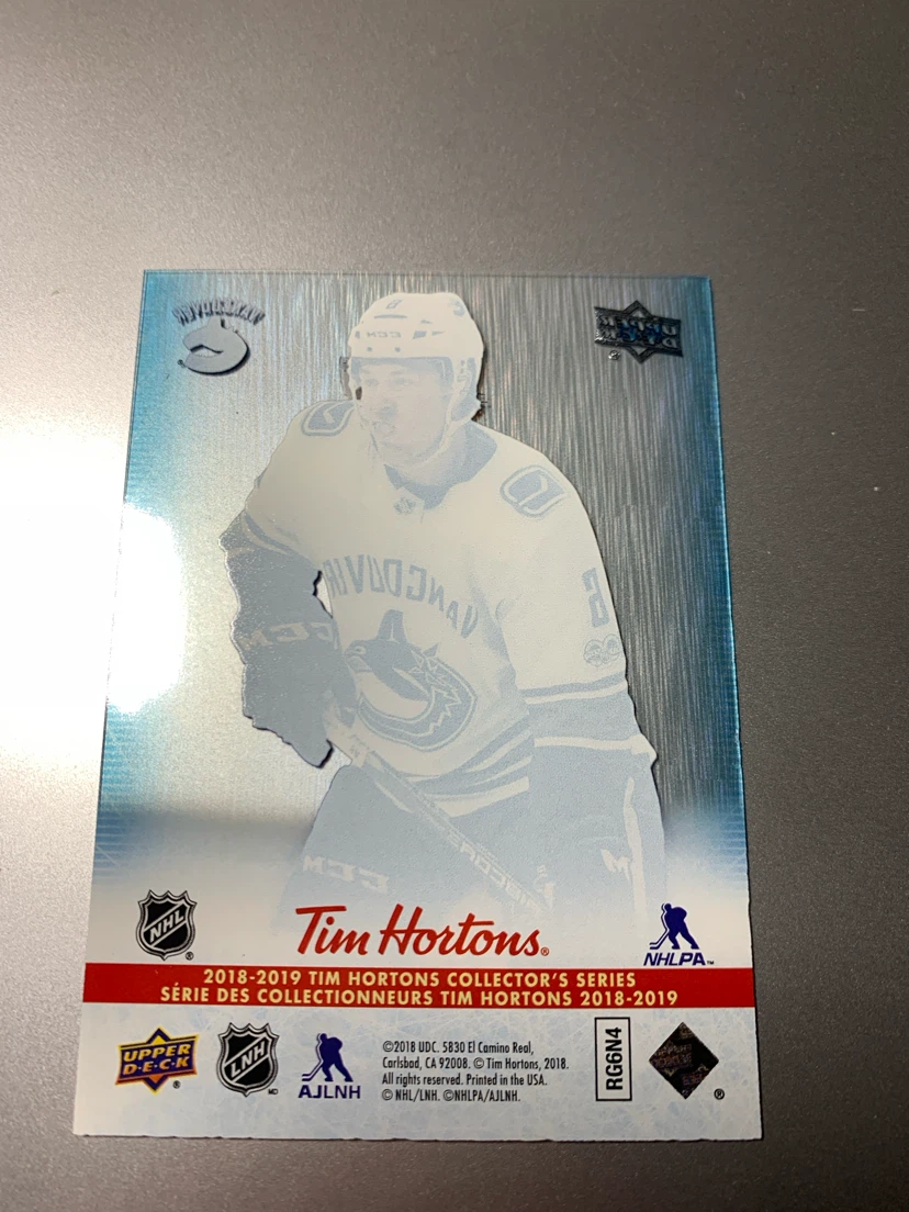 2018-2019 Tim Hortons Clear Cut Phenoms Trading Cards - photo 2