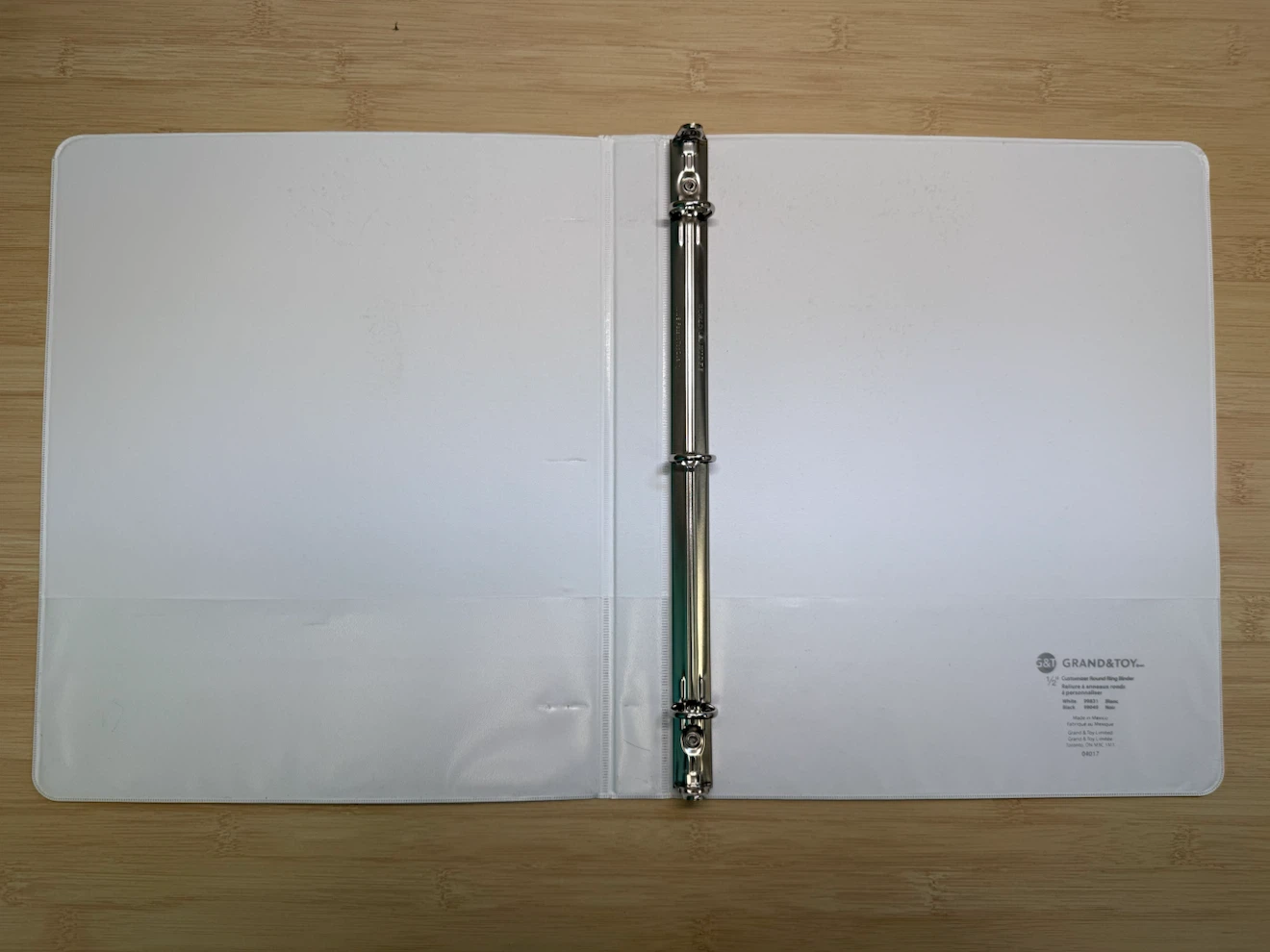 Grand & Toy White Binder - photo 3