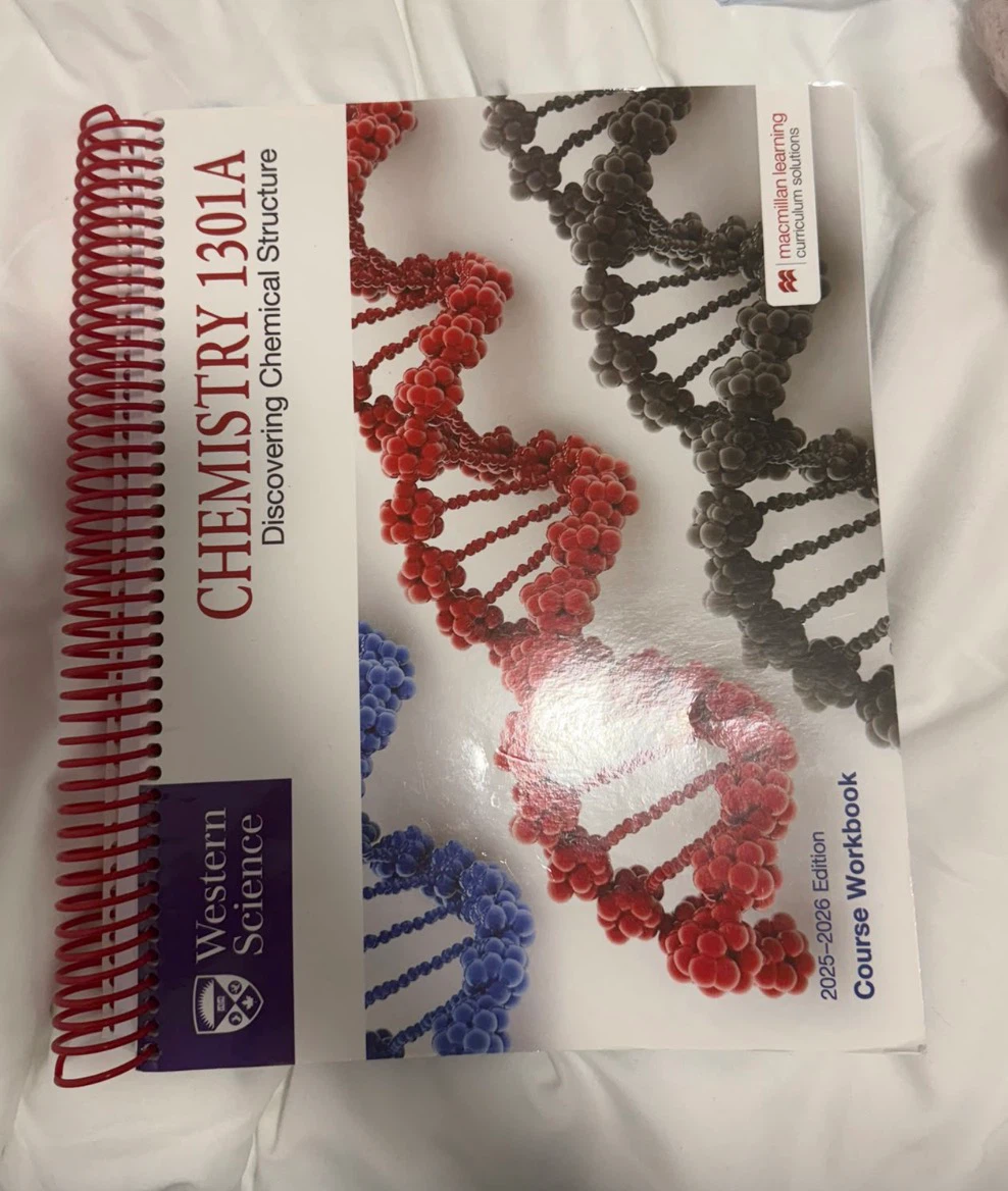 Western Science Chemistry 1301A/1302A/B Course Workbooks