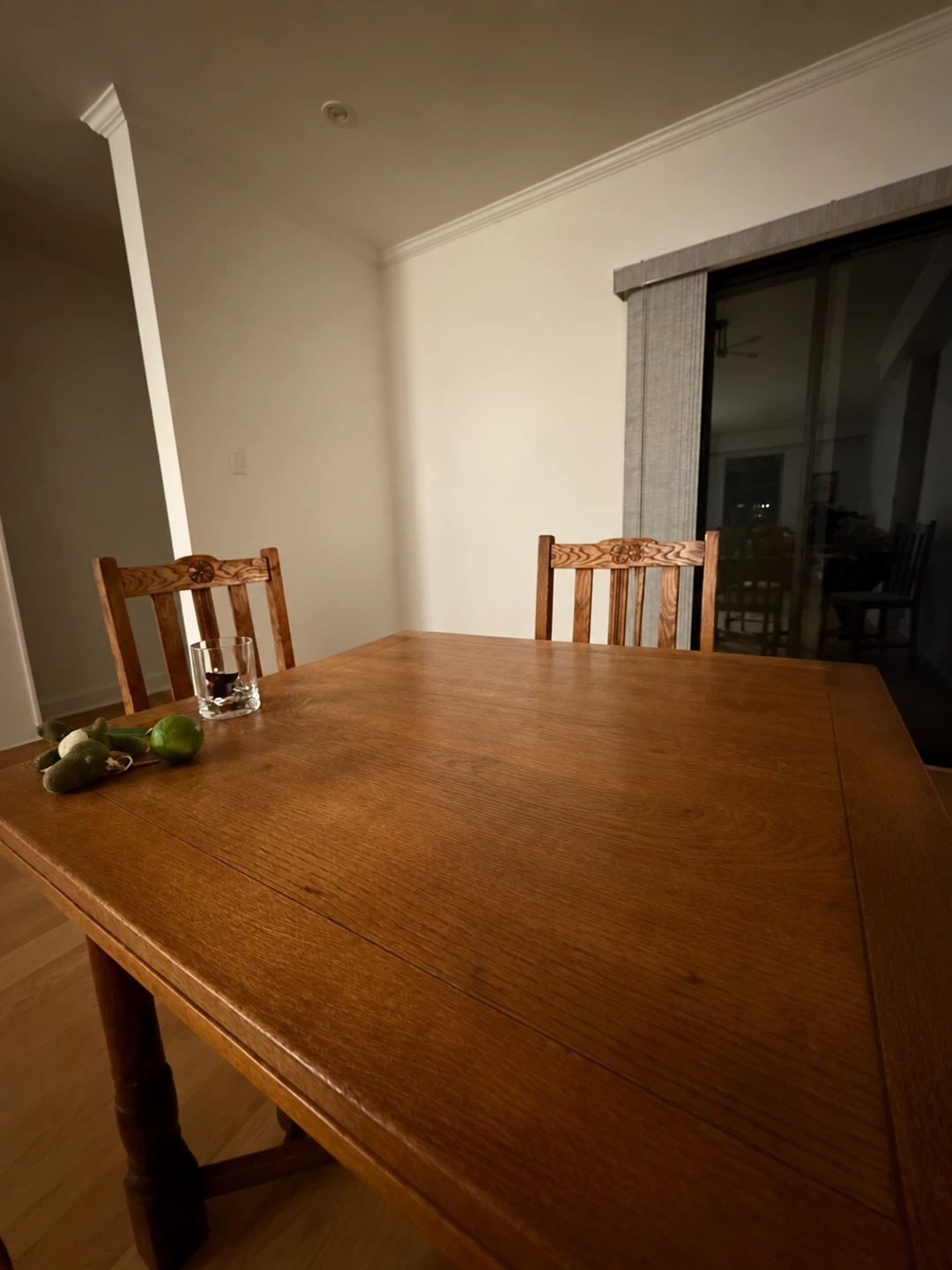 Vintage Oak Dining Chairs and extendable Table Set