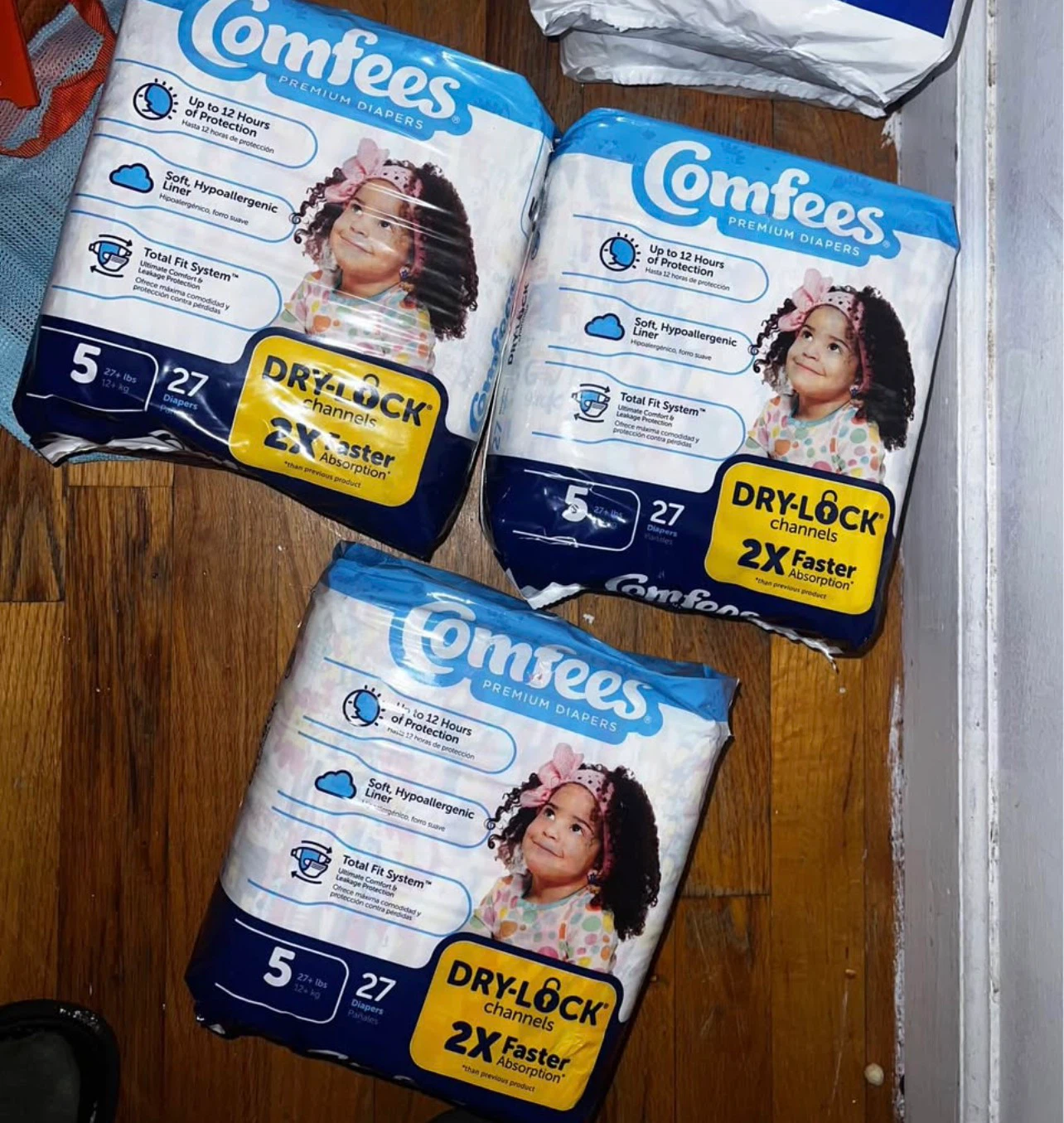 Comfees Premium Diapers Size 5