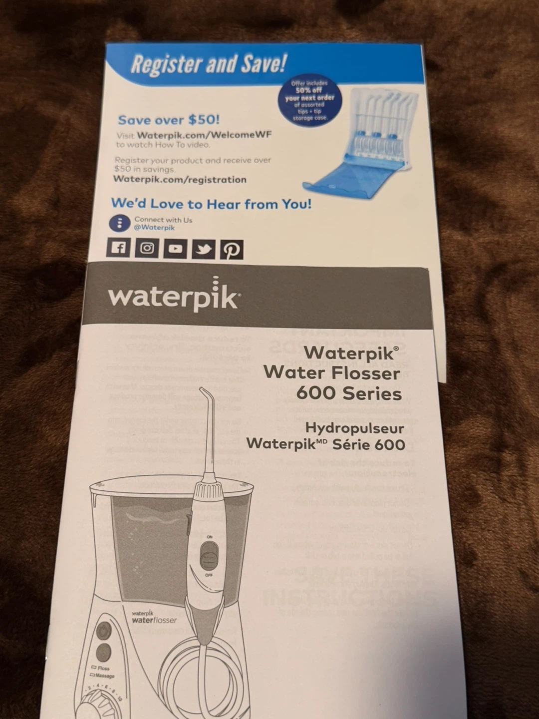Waterpik Aquarius Water Flosser 600 Series - photo 3