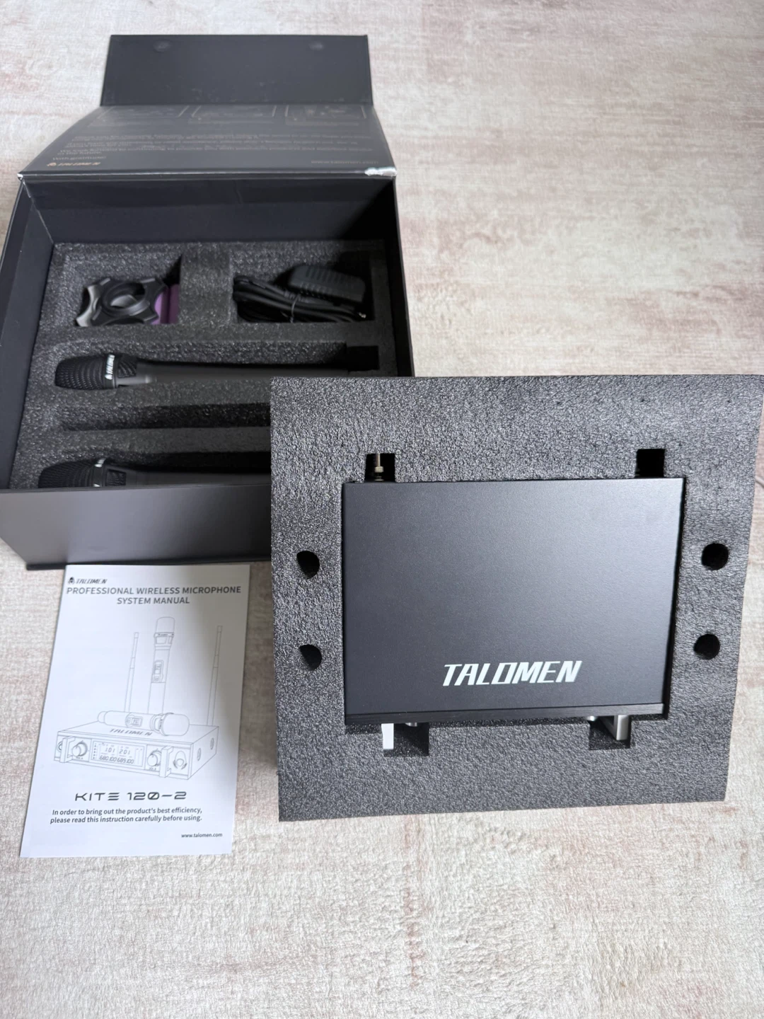 Talomen Kite 120-2 Wireless Microphone System
