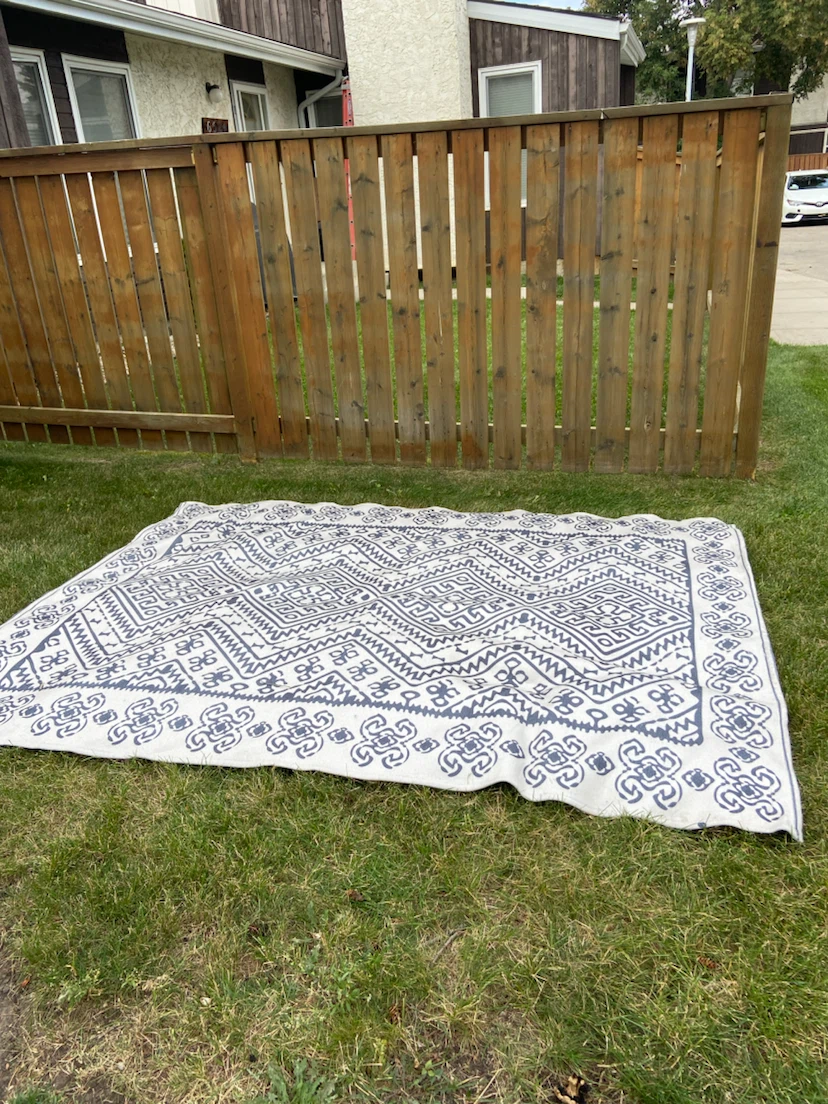 Geometric Pattern Indoor-Outdoor Rug - photo 3