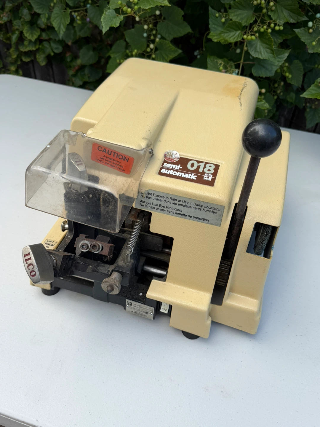 Ilco 018 Semi-Automatic Key Duplicator
