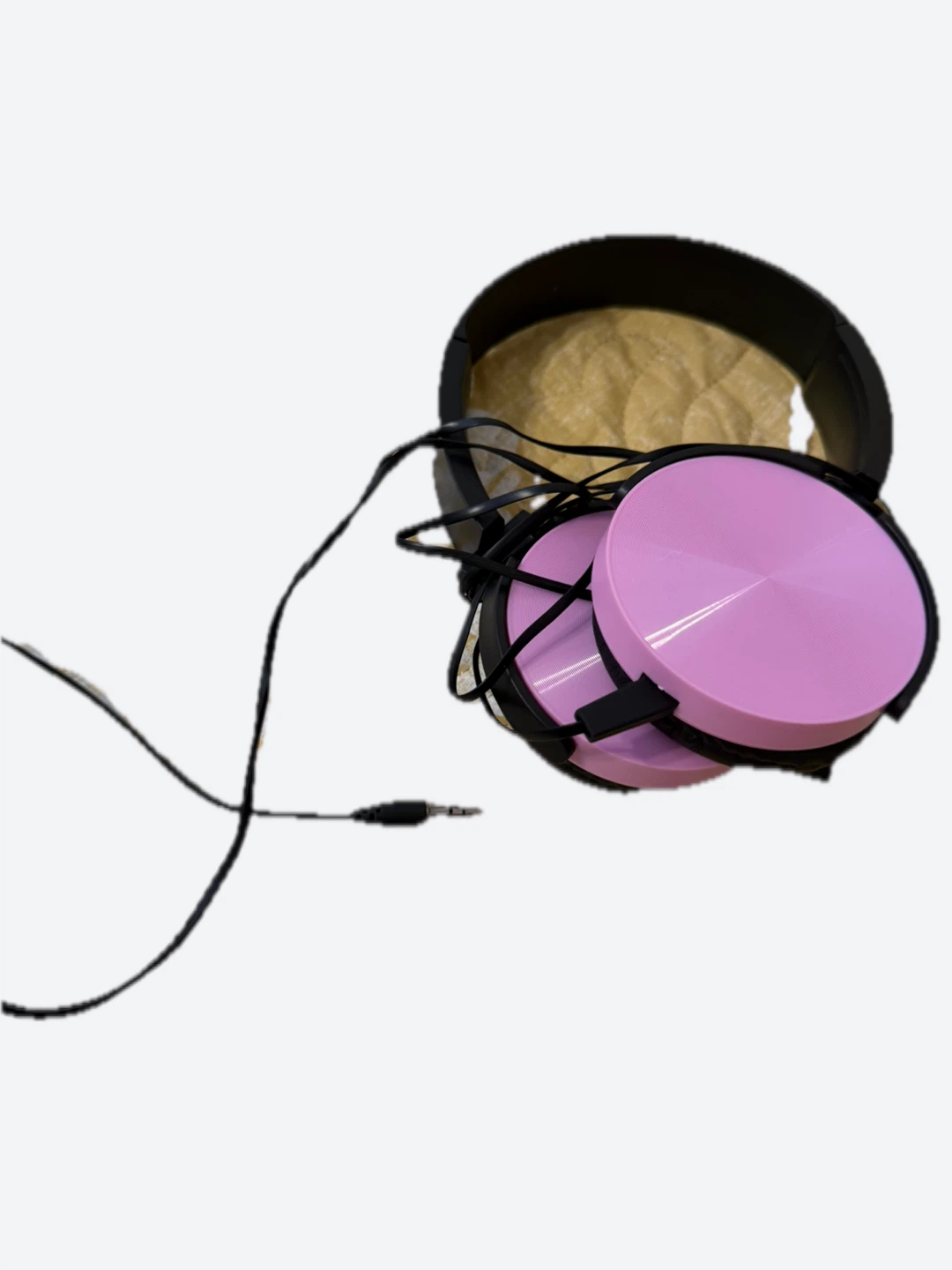Pink Wired On-Ear Headphones