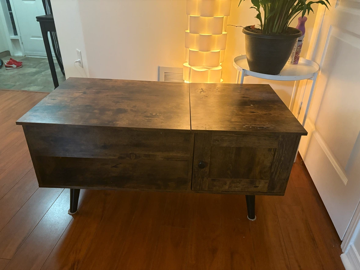 Rustic Coffee Table with Storage - photo 5