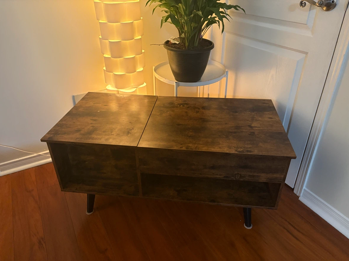 Rustic Coffee Table with Storage