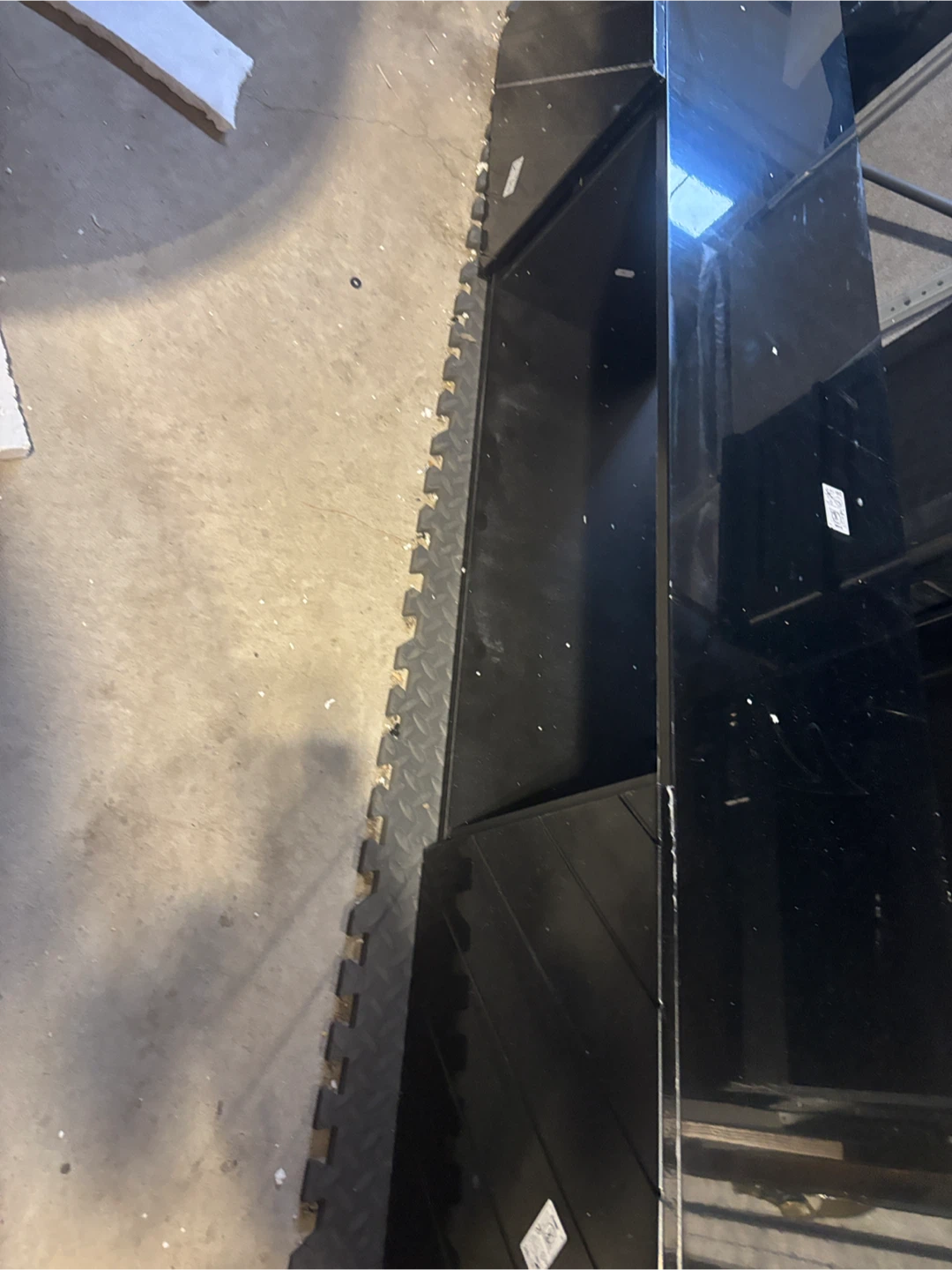 Modern Black Gloss TV Stand Console - photo 2
