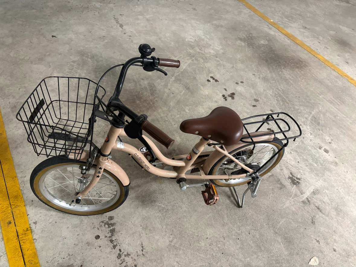 a.n.design works bicycle in light brown
