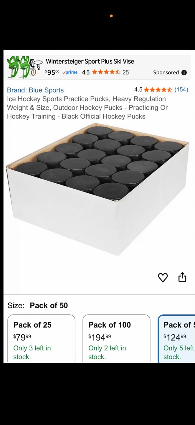 (NEW) Official Regulation Hockey Pucks
